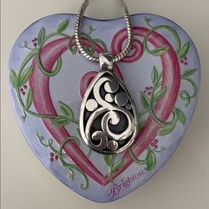 Brighton CONTEMPO SILVER Teardrop Necklace